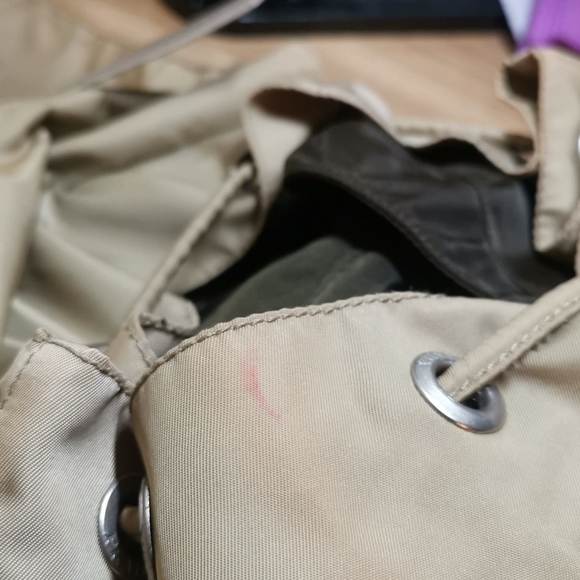 Vintage Prada Large Nylon Backpack Cammello - Picture 13 of 14